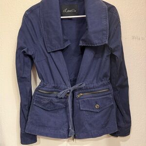 Forever 21 Dark Blue Utility Jacket